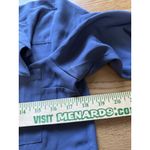 EXPRESS The Portofino Shirt Blue Button Front Size Small Lightweight Polyester Photo 9