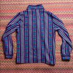 60s VINTAGE LEVI STRAUSS PURPLE STRIPE BUTTON UP BLOUSE Photo 3