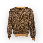 Fabletics  Leopard Print Fleece Sweatshirt Women’s XXS Animal Print Loungewear Photo 6