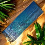 V. Fraas V. FRASS Cashmink Paisley Scarf - Made in Germany Photo 2