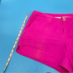 Lilly Pulitzer  Women’s Hot Pink Ribbed Shorts Size 10 Photo 3