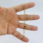 Real 10k Gold Ankle Bracelet Singapore 10” Photo 1