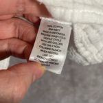 a.n.a  White Cropped Ruffle Spaghetti Strap Tank Top | Size L Photo 4