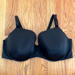 Torrid Plus Size Perfect T-Shirt Bra Solid Black Bow w/ Cutout Underwire 44DDD Photo 1