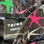 Terez  Women’s Starfish Black Multicolor biker shorts size Small Photo 6