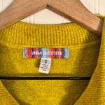Urban Outfitters Adeline V Neck Collared Cardigan Yellow Women’s Size Small Photo 5
