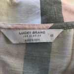 Lucky Brand Daisy striped jumpsuit waist tie wide leg size XS NWT Photo 3