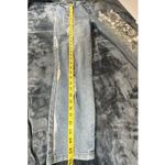 AZI Embroidered Beaded Boot Cut Blue Jeans Size 8 Photo 1