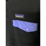 Patagonia Synchilla pullover snap t black purple women's size medium 25455 Photo 2