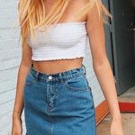 Brandy Melville Juliette Denim Mini Skirt NWT Photo 0