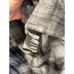 Wilfred Free  Women's Black & Gray Plaid Button Down Flannel Shirt Size Small Photo 4