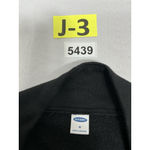 Old Navy Womans Long Sleeve Pullover Sweatshirt Medium Black 1/4 Zip Cropped Photo 2