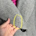 Merona Light Gray Wool Blend Double Breasted Peacoat Photo 2