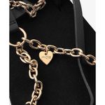 Maje  Frankie Sandals Gladiator Chain Logo Black Leather EU 41 US 10.5 NEW Photo 2