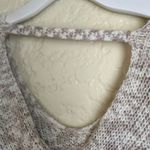 Daytrip Cream twisted open back V-Neck Sweater size Small Photo 7