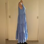 The Comfy And Ready Penny Pocket Maxi Dress in Blue Photo 6