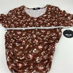 NWT Jolie & Joy by fctc Brown floral print top long sleeve size L Size L Photo 10
