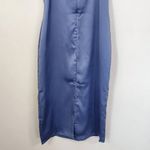 We Wore What  Periwinkle Blue Midi Slip Dress NWT Size 2 Wedding Guest Dress Photo 4