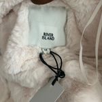 River Island NWT Women's  AVIATOR FAUX Sheepskin JACKET UK Size 14 Photo 1