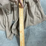 Joie  Cashmere Hooded Cardigan Small Waterfall Open Front Sleeveless Beige Soft Photo 6