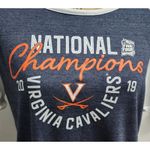 Fanatics Virginia Cavaliers National Champions 2019‎ NCAA Women's T-Shirt Gray XL Photo 1