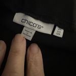Chico's Black Flare Leg Pants Womens Size 12R US 2R Casual Business Office Photo 8