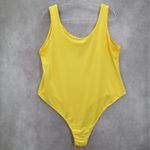 Rouge Helium Rouge Collection Yellow Stretch Bodysuit Swim One Piece Bathing Suit Plus 3X Photo 1