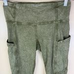 Lululemon Fast and Free High-Rise Tight 20" leggings Ice Dye Ice Wash Moss Green Photo 3