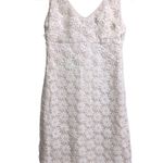 Kate Spade  New York Wedding Belles White 3D Floral Lace V Neck Cocktail Dress 0 Photo 0