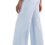 Kut From The Kloth  Meg Fab Ab Wide Leg Jeans Light Blue Size 14 Photo 0