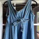 Vintage 90’s no excuses Daisy print denim sun dress Blue Size M Photo 5