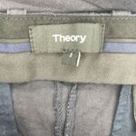 Theory  Womens Dress Pants Straight Leg Slacks‎ Lined Stretch Navy Blue Size 2 Photo 6