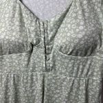 Y2K Corset Bustier Milkmaid Dress XL Nobo Ditsy Daisy Femininity Cottage… Green Photo 5