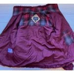 Pendleton Fuzzy Sherpa Wool Blend Full Zip Burgundy Jacket Sz S Photo 5