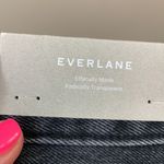 Everlane  The Curvy 90s Cheeky Straight High Rise Button Fly Black Crop Jeans Photo 3