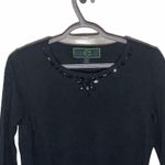 C Wonder rhinestone embellished peplum top sz S Photo 3