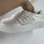 Lulus  Shoes Womens 8.5 White Bride‎ Platform Bride2Be White Rhinestone Sneakers Photo 5