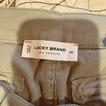 Lucky Brand Women’s Green Khaki side stripe Utility Boyfriend Cropped Pants NWT Photo 8