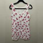 American Vintage Vintage 90s White Floral Eyelet Mini Dress Cottagecore Coquette Size Estimated S Photo 5