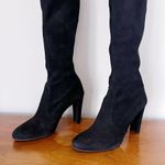 Stuart Weitzman  • Highland Boot over the knee thigh high black suede heeled Photo 2