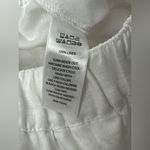 Cynthia Rowley  Women’s White Linen Pants Size Large‎ Loose Wide Leg Boho Beach Photo 8