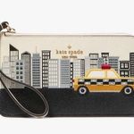 Kate Spade NYC Big Apple L-Zip Wristlet Cab City Scene KJ059 NWT $129 Photo 0