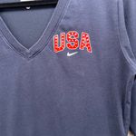 Nike Womens Shirt Size M Patriotic Americana Olympic Theme Sports Dri-FIT USA Photo 3