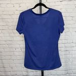 Nike Dri Fit V-Neck Cobalt Blue T-Shirt Photo 1