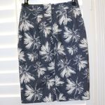 L'Agence L’AGENCE Palm Tree Print Denim Pencil Skirt Size 2 Photo 2