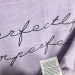Time And Tru Lavender Perfectly Imperfect Sweatshirt Size Small Purple Photo 6
