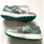 Saucony  Cohesion 10 Running Walking Sneakers Gray Teal Lime Size 7 Photo 3