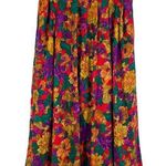 Worthington VINTAGE Vibrant Colorful Pleated Midi Skirt Multicolor 10 Preppy Photo 0