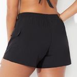 SWIMSUITS FOR ALL Board Shorts Plus Size 28 Stretch Black Curvy Beach Resort NWT Photo 1