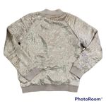 NWT TAVIK VELVET CAMDEN BOMBER JACKET IVORY SIZE SMALL Photo 3